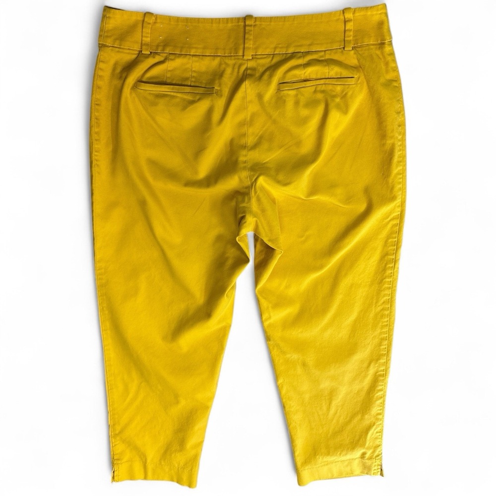 Ann Taylor LOFT Julie Fit The Riviera Pant – Women's Size 10 – Yellow - Picture 3 of 9